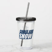 Chris Gou Show Tumbler Acryltrinkbecher (Rückseite)