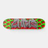 Chris Graffiti Custom Personalisiert Cash Skateboa Skateboard (Horizontal)