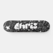 Chris Graffiti Custom Personalisiert Cool Skateboa Skateboard (Horizontal)