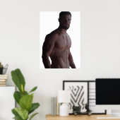 Chris-Hämsworth Poster (Heimbüro)