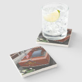 Chris-Handwerks-Getränk-Untersetzer Steinuntersetzer (Seitenansicht)