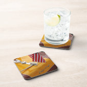 Chris-Handwerks-Gewohnheits-Untersetzer Getränkeuntersetzer (Rechte Seite)