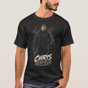 Chris Horror Redfield Kunst 23 Basic Dunkles T-S T-Shirt