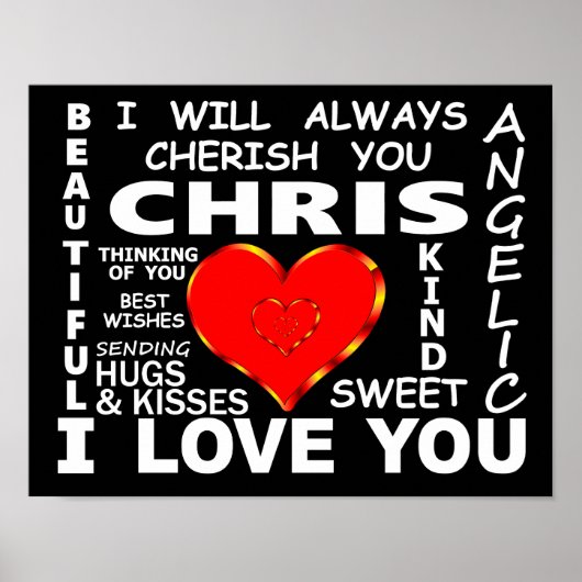 Chris I Liebe You Poster (Vorne)