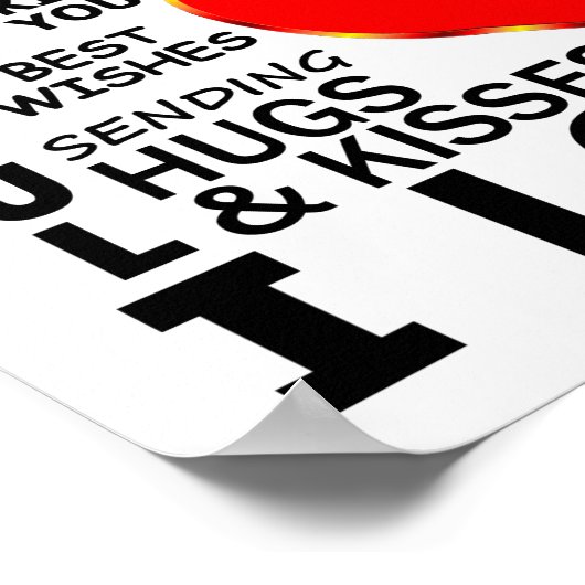 Chris I Liebe You Poster (Ecke)