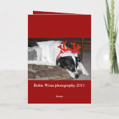 Chris-Karte Feiertagskarte (Rückseite)