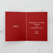 Chris-Karte Feiertagskarte (Innenseite)