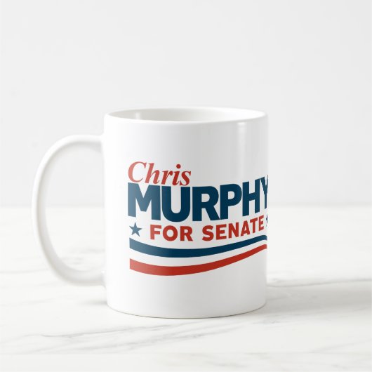 Chris Murphy für Senat Kaffeetasse (Links)