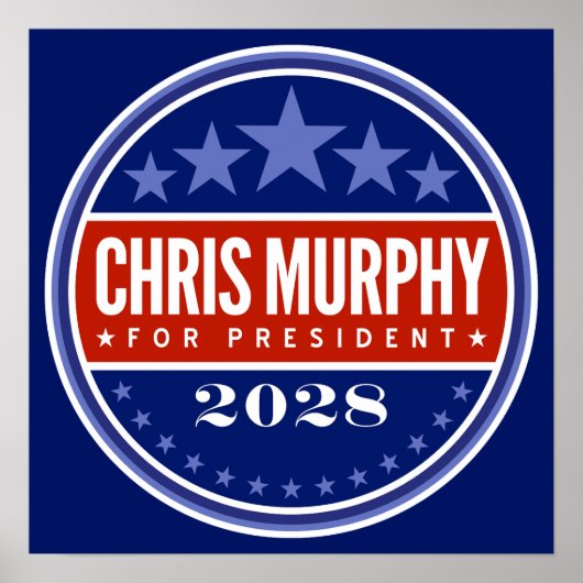 Chris Murphy Präsident 2028 Poster (Vorne)
