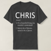 Chris Name Gift 179 T-Shirt (Design vorne)