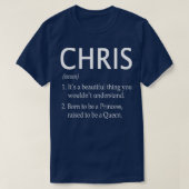 Chris Name Gift 27 T-Shirt (Design vorne)
