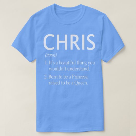 Chris Name Gift 98 T-Shirt (Design vorne)