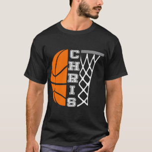 Chris Name Personalisiert Basketball Player Graphi T-Shirt