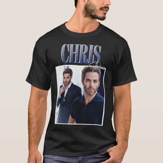 Chris pine Classic T - Shirt (Vorderseite)
