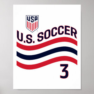 Chris Richards 3 Weiß US-amerikanische Nationalman Poster