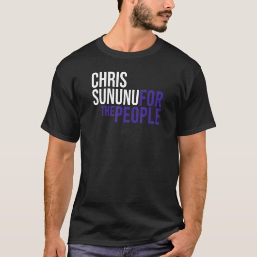 Chris Sununu für People Pro Republikaner Patriot T-Shirt (Vorderseite)