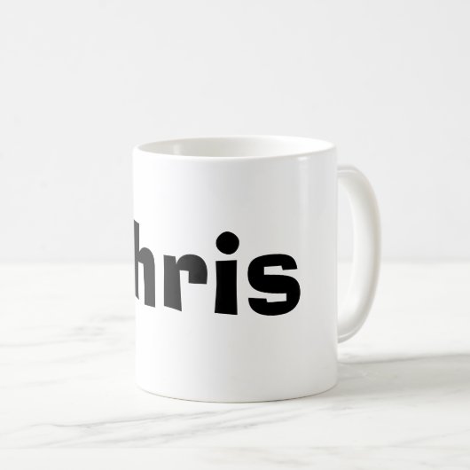 Chris-Tasse Kaffeetasse (VorderseiteRechts)