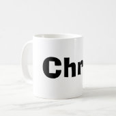 Chris-Tasse Kaffeetasse (Vorderseite Links)