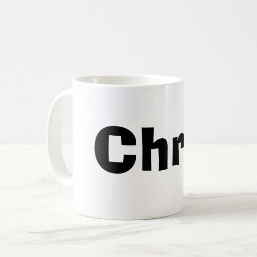 Chris-Tasse Kaffeetasse (Vorderseite Links)