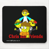 Chris und Freunde Mousepad (Vorne)