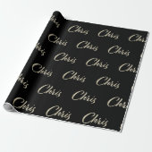 Chris Vorname Name edles Geschenkpapier Papier (Ungerollt)