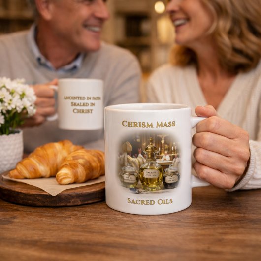 Chrism Mass  Sacred Oils Cathedral Design Catholic Kaffeetasse