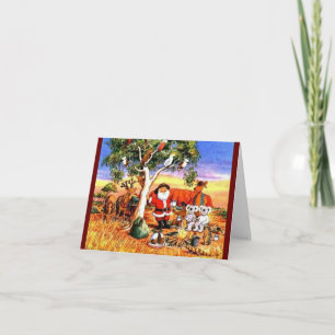 Chrismas Aussie Style Gift Karte