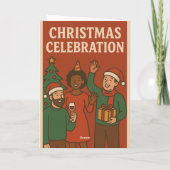 CHRISMAS FEIERKARTE KARTE (Rückseite)