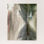 Chrismas Greetings Alaska Tracy Arm Fjord Juneau Puzzle (Vertikal)