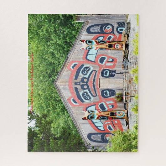 Chrismas Greetings Ketchikan Alaska Puzzle (Vertikal)