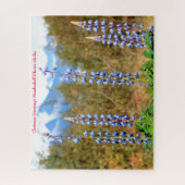 Chrismas Greetings Mendenhall Glacier Alaska Puzzle (Vertikal)
