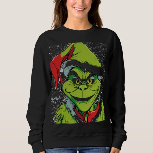 Chrismas grinch sweat-shirt for women sweatshirt (Vorderseite)