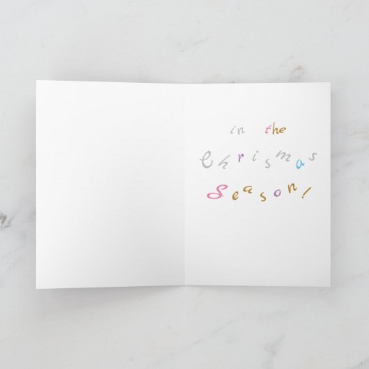 Chrismas Mess Karte (Innenseite)