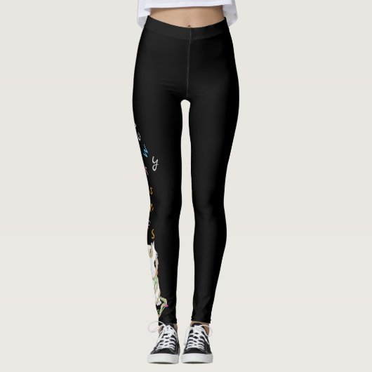 Chrismas Mess Leggings (Vorderseite)