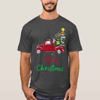 Chrismas Red Truck Geschenke T-Shirt
