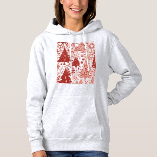 Chrismas trees hoodie for women (Vorderseite)