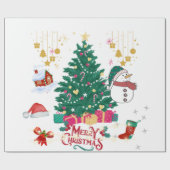 Chrismas Wrapper Paper Geschenkpapier (Flach)