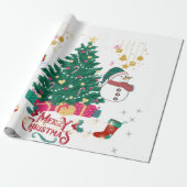 Chrismas Wrapper Paper Geschenkpapier (Ungerollt)