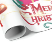 Chrismas Wrapper Paper Geschenkpapier (Rolleneckpunkt)