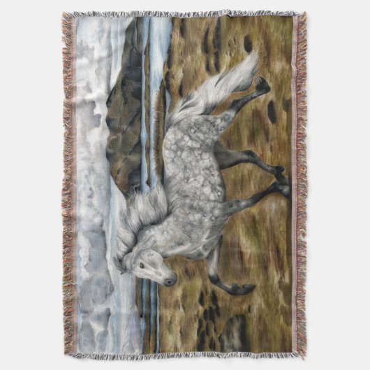 Chrismatisches Islandpferd Decke (Vorderseite Vertikal)