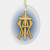 Chrismon Keramikornament (Rechts)
