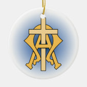 Chrismon Keramikornament (Vorne)