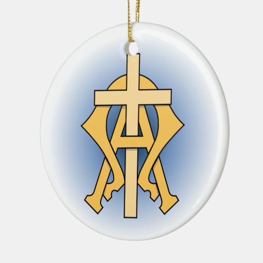 Chrismon Keramikornament (Links)