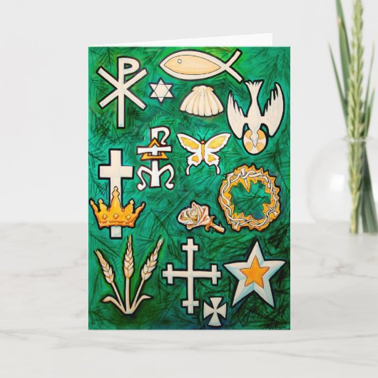 Chrismons 2 Card Feiertagskarte (Vorderseite)