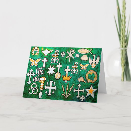 Chrismons 3 Card Feiertagskarte (Vorderseite)