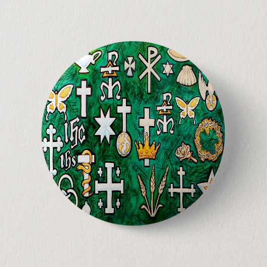 Chrismons Button (Vorderseite)