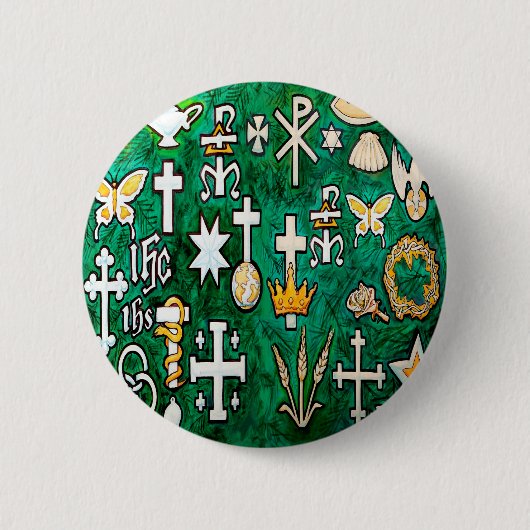 Chrismons Button (Vorderseite)
