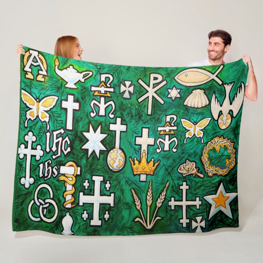 Chrismons Fleecedecke (Beispiel)