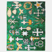 Chrismons Fleecedecke (Vorderseite)