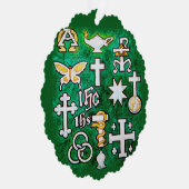 Chrismons Ornament Karte (Rechts)